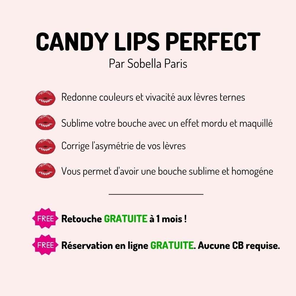 Avis et avantage d'un candy lips  | LÉVRES PARFAITES : CANDY LIPS PERFECT - Sobella Paris