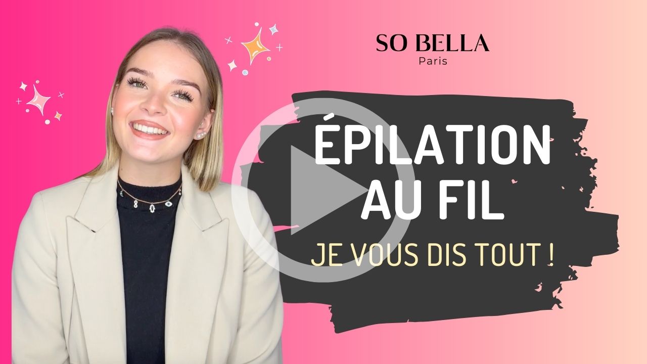 Load video: Explanatory video of threading hair removal by sobella paris