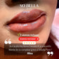 Photo of a dark lips retouch by sobella paris